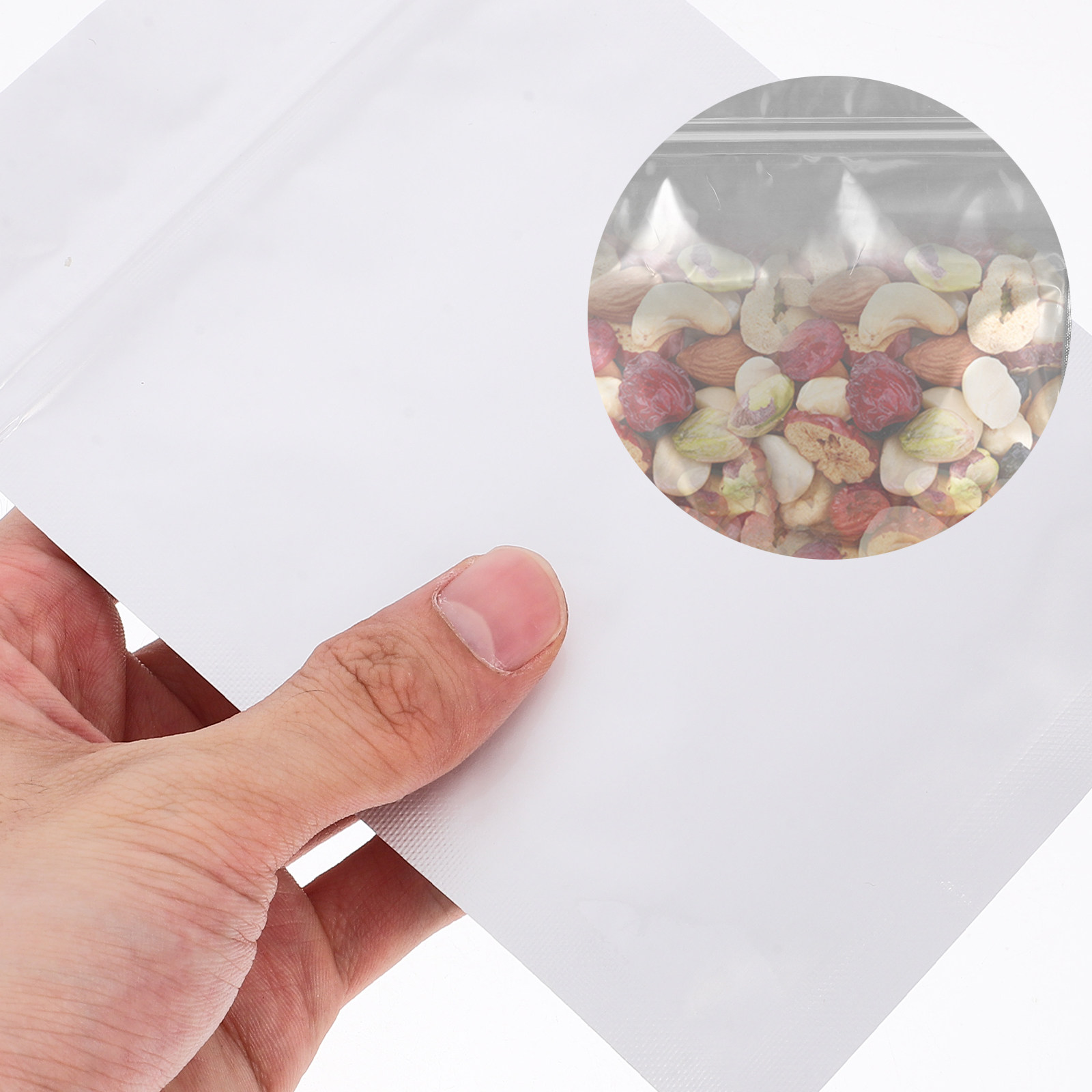 Food In Snacks - 50 Bolsas Herméticas Reutilizables para Almacenamiento