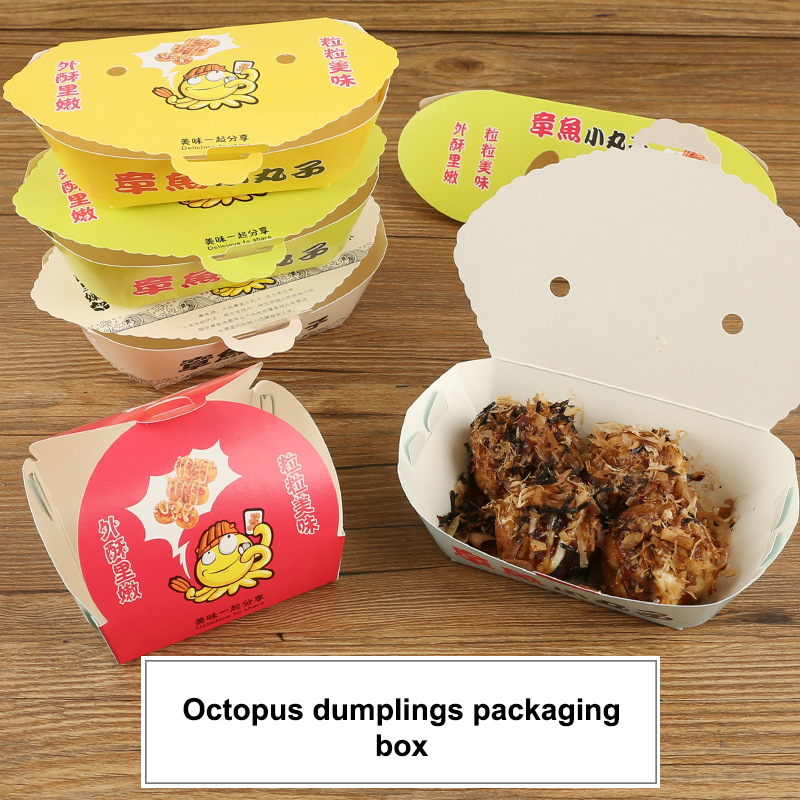 Food Snacks Box - Caja de embalaje de bolas de