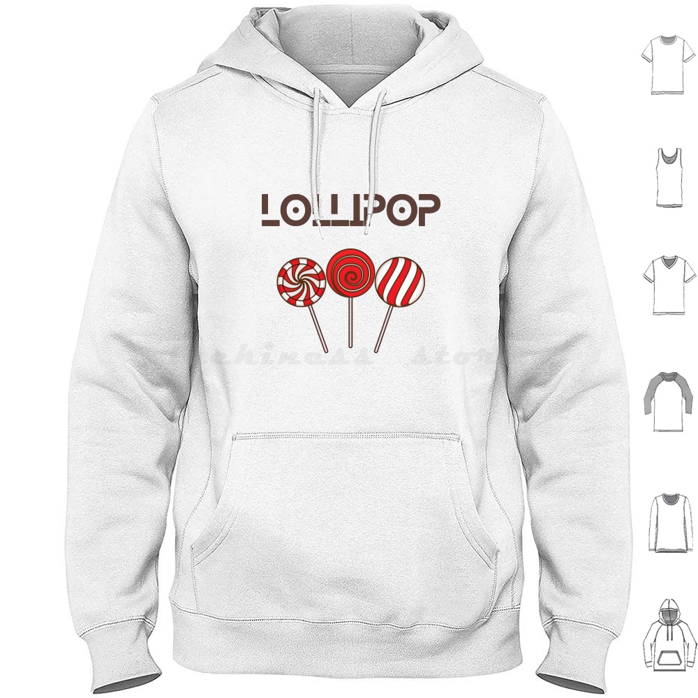 Food Sweet Snacks - Lollipop lindo Sudadera con capucha de