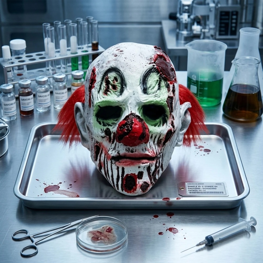 Zombie Snacks - Máscara de látex de terror con