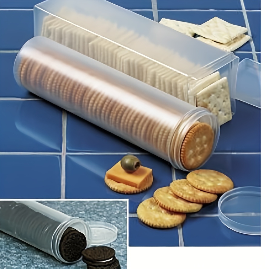 Food Snacks Box - Contenedor Rectangular Transparente Hermético para Almacenamiento