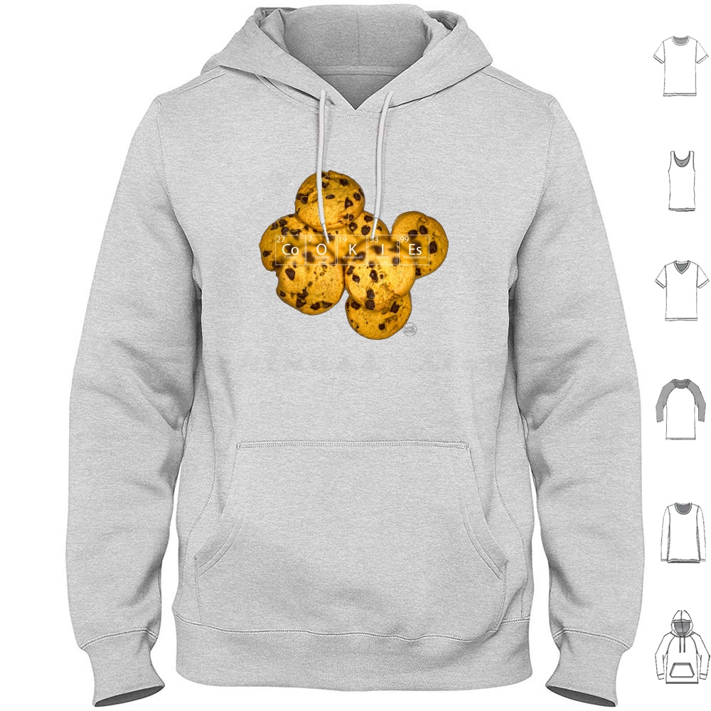 Food Sweet Snacks - Galletas Sudaderas con capucha Manga larga