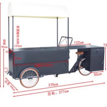Snacks Food Stall - Carro de refrigerios móvil personalizable, puesto