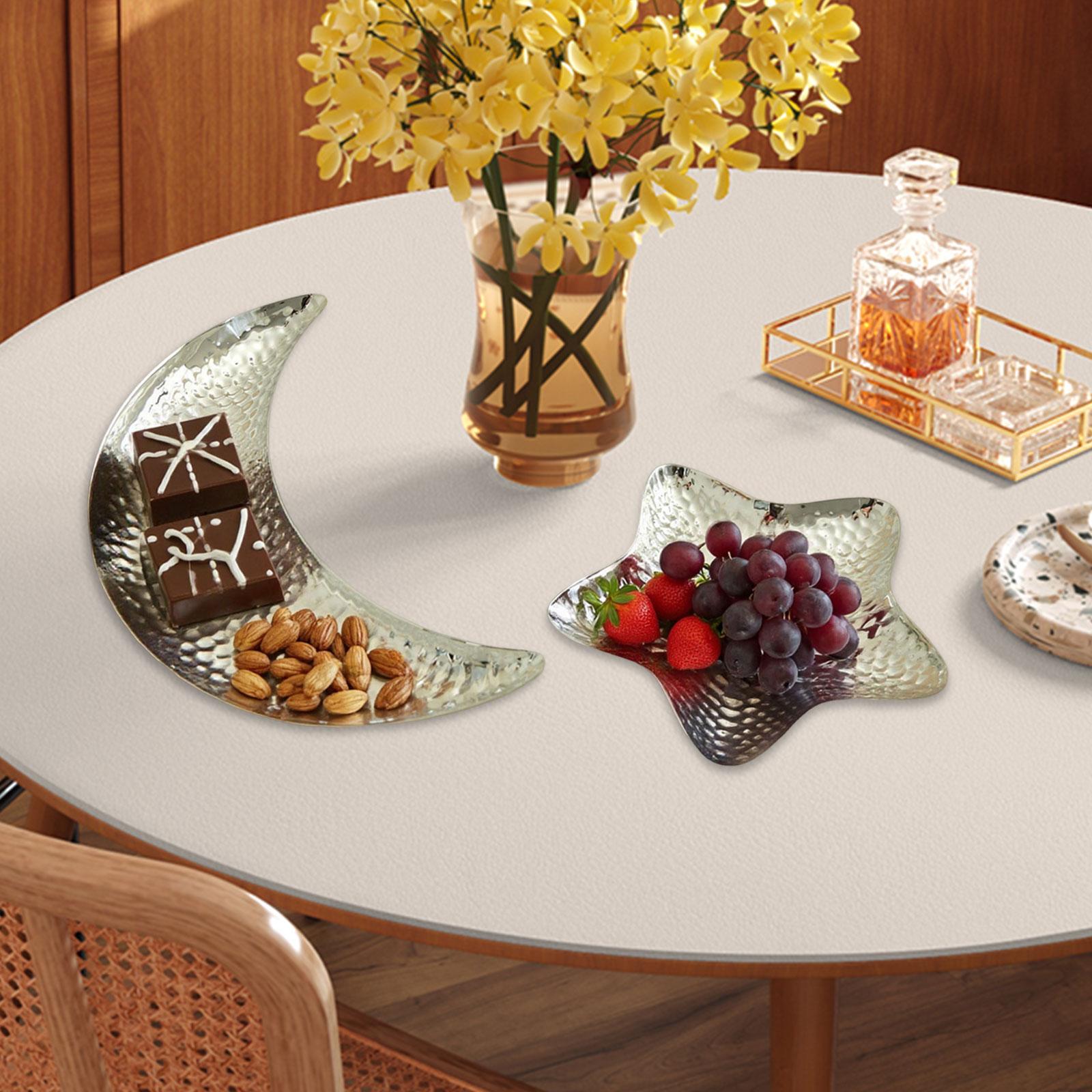 Food Sweet Snacks - Elegante Juego de Bandejas de Hierro