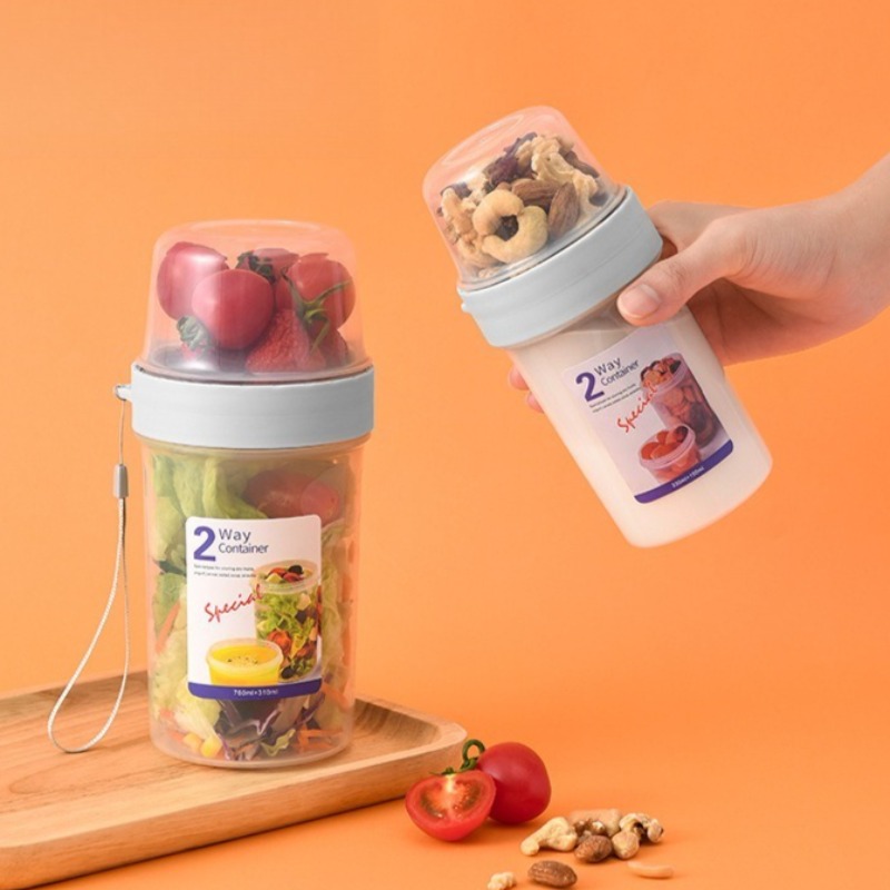 Baby Food Snacks Yogurt - Caja hermética portátil de doble capa