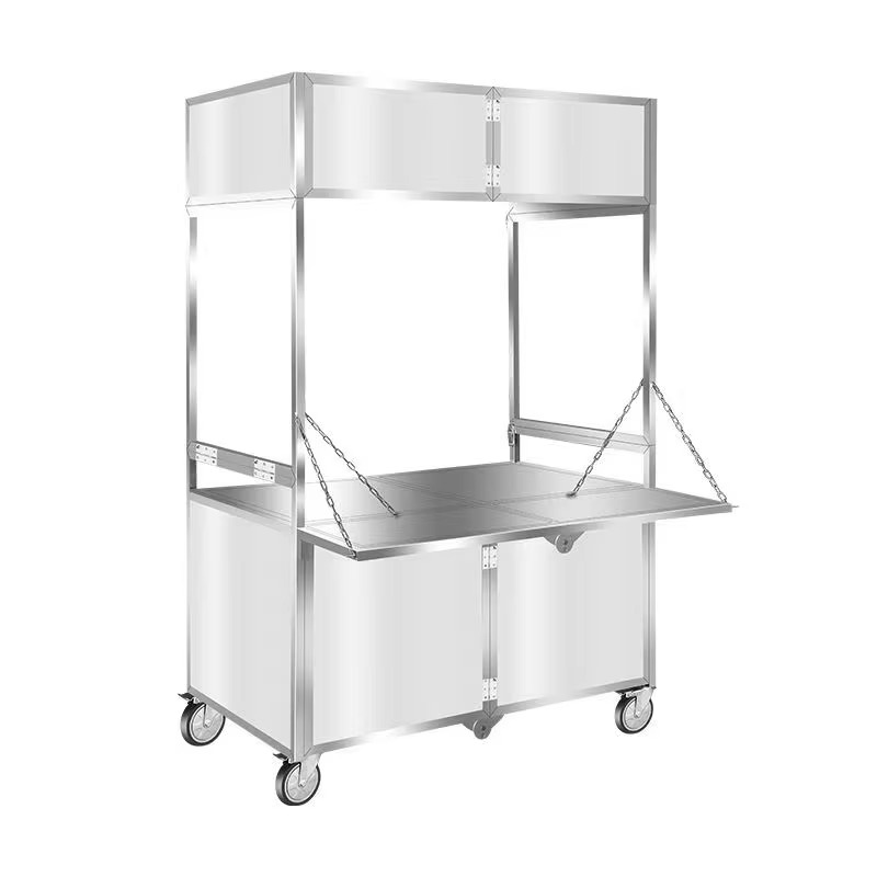 Nuevo carrito plegable multifu - Snacks Food Stall reseña y precio