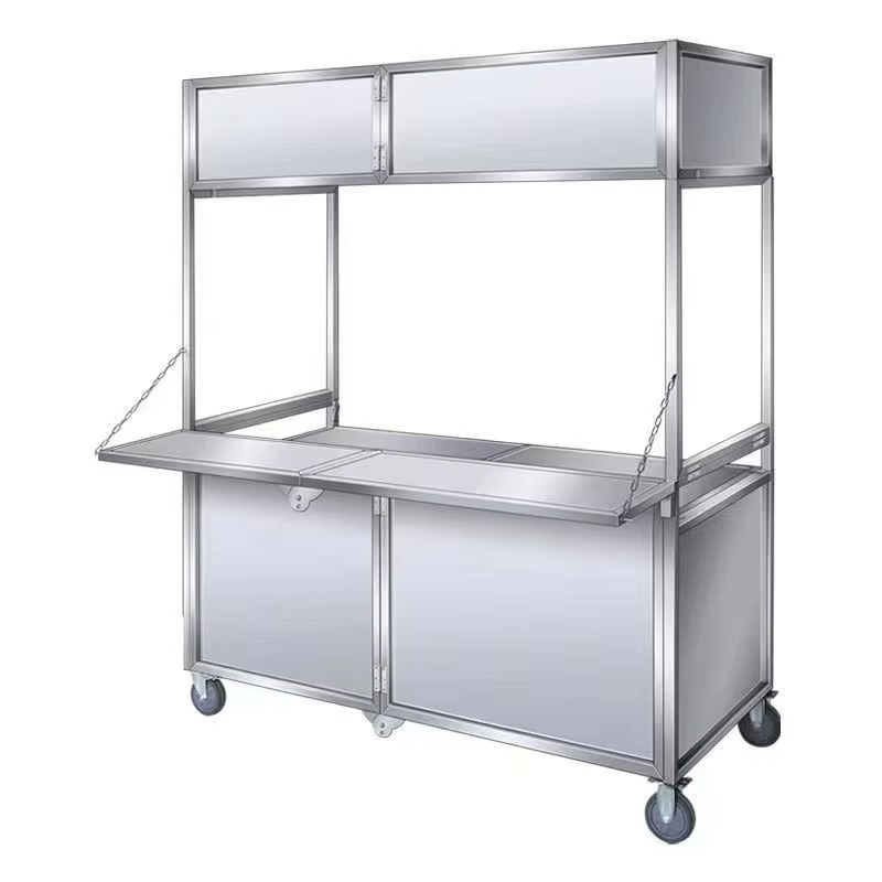 Nuevo carrito plegable multifu - Snacks Food Stall reseña y precio