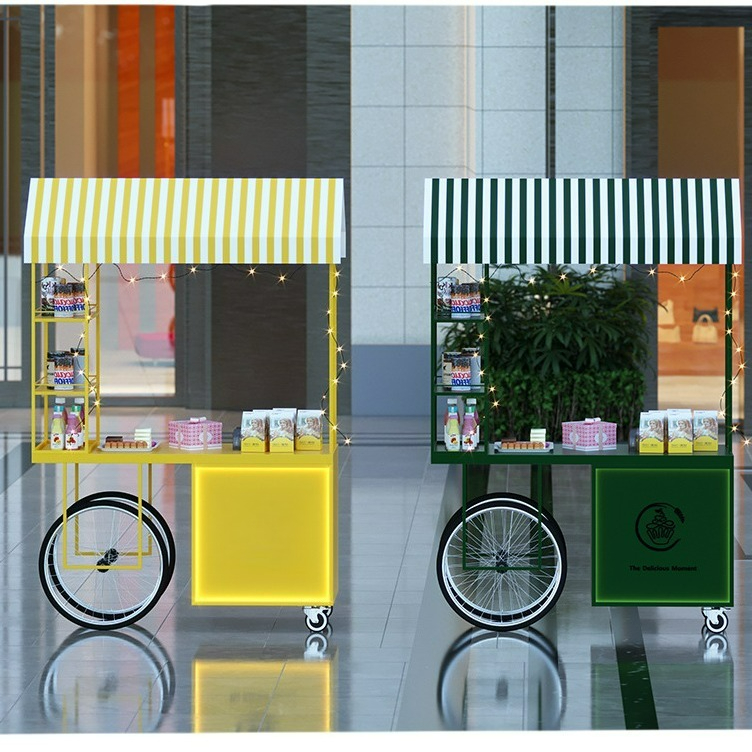 Carro de puesto LTT, estante,  - Snacks Food Stall reseña y precio