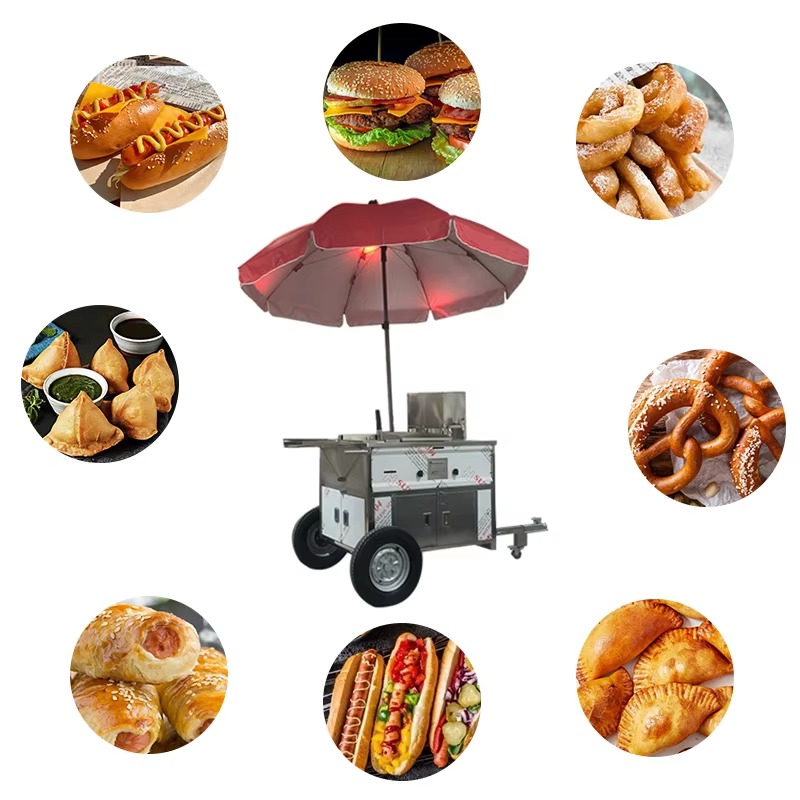 Carrito de Comida Móvil Compac - Snacks Food Stall reseña y precio