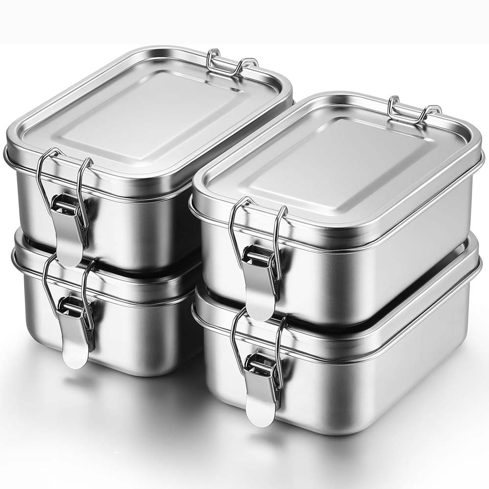 Fiambrera de Metal Bento Box d - Food Snacks Box reseña y precio