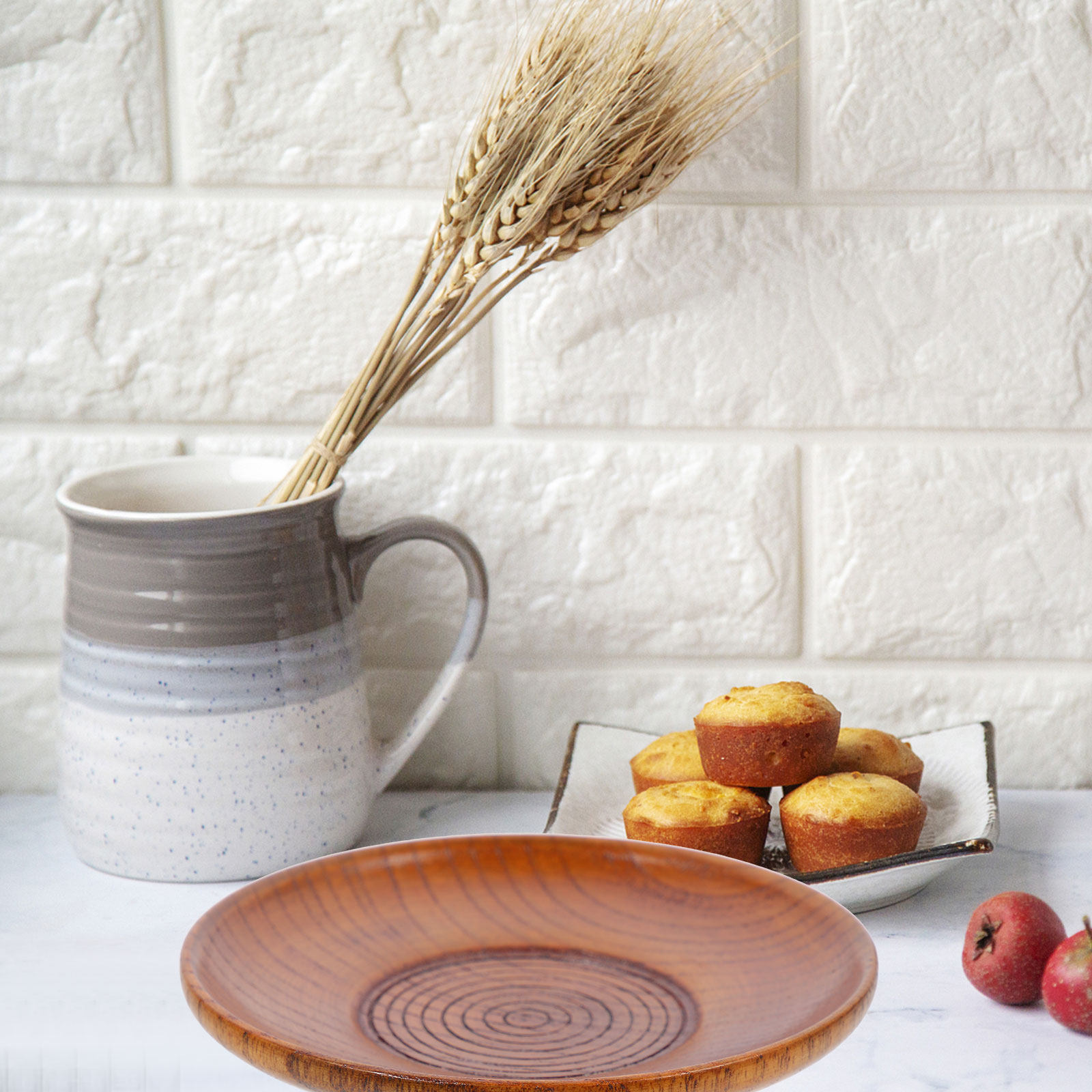 Plato de Madera Ecológico para - Food Sweet Snacks reseña y precio
