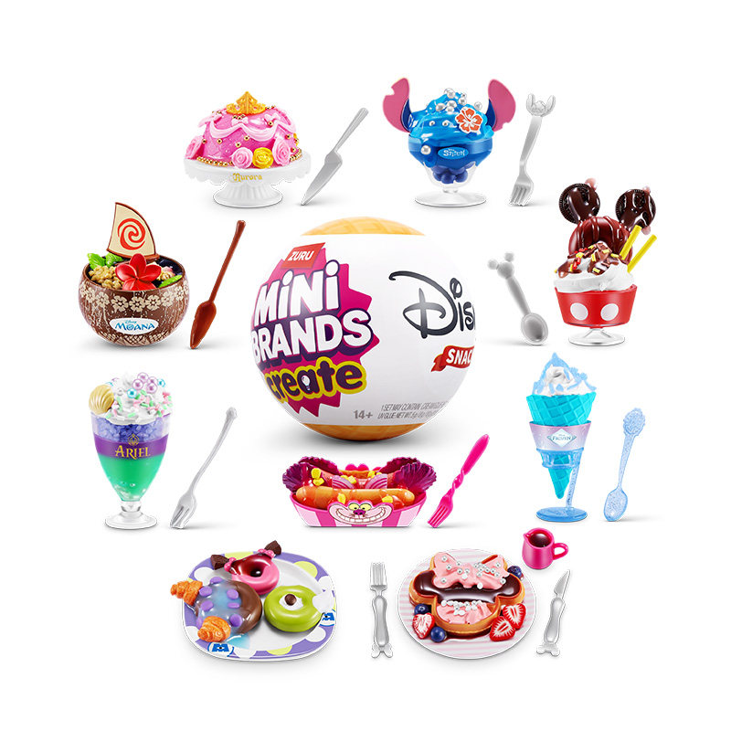 Zuru Mini Brands Create Disney - Food Snacks Box reseña y precio