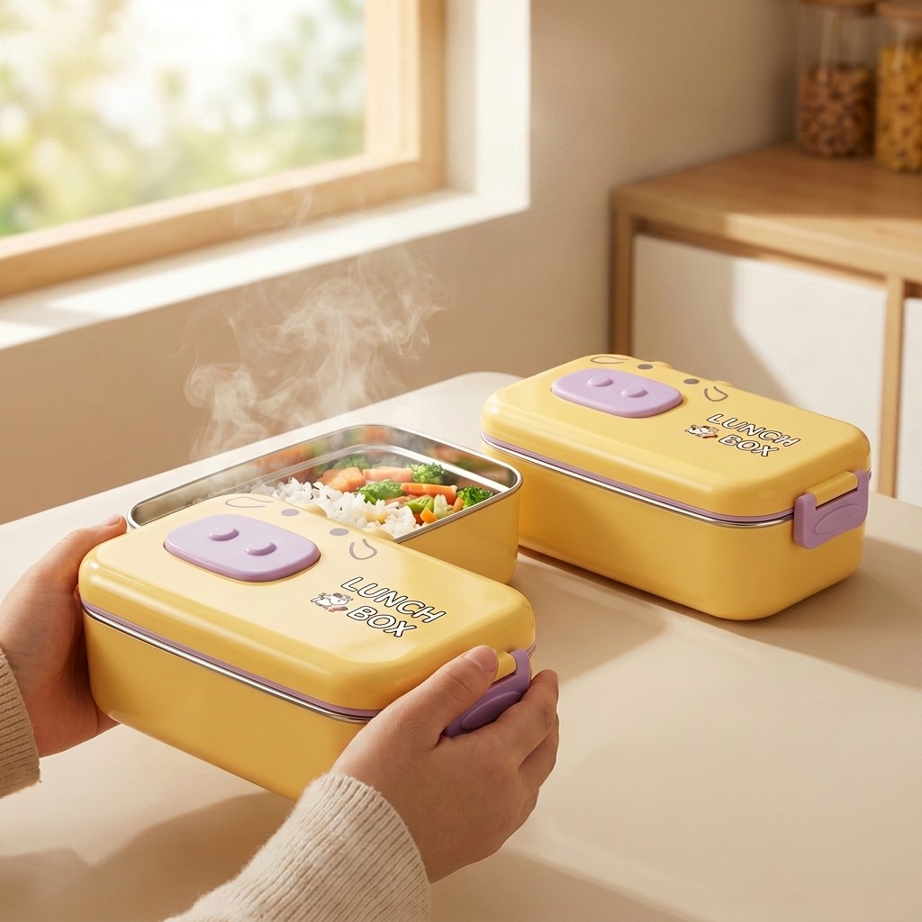 Lonchera Infantil de Acero Ino - Food Snacks Box reseña y precio