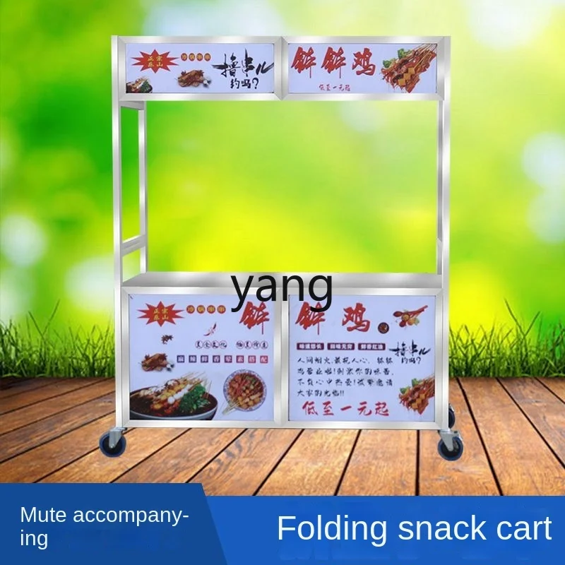 LTT-carrito plegable de acero  - Snacks Food Stall reseña y precio
