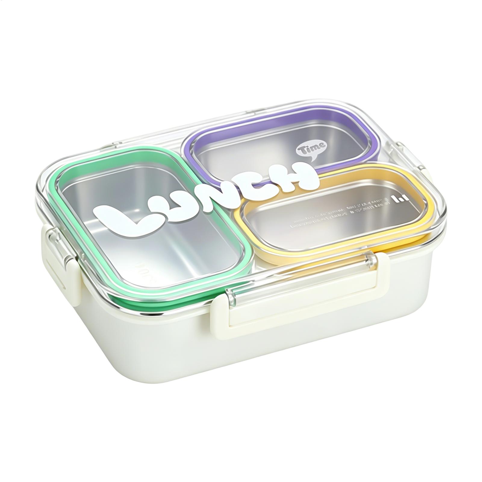 Lonchera de acero inoxidable d - Food Snacks Box reseña y precio