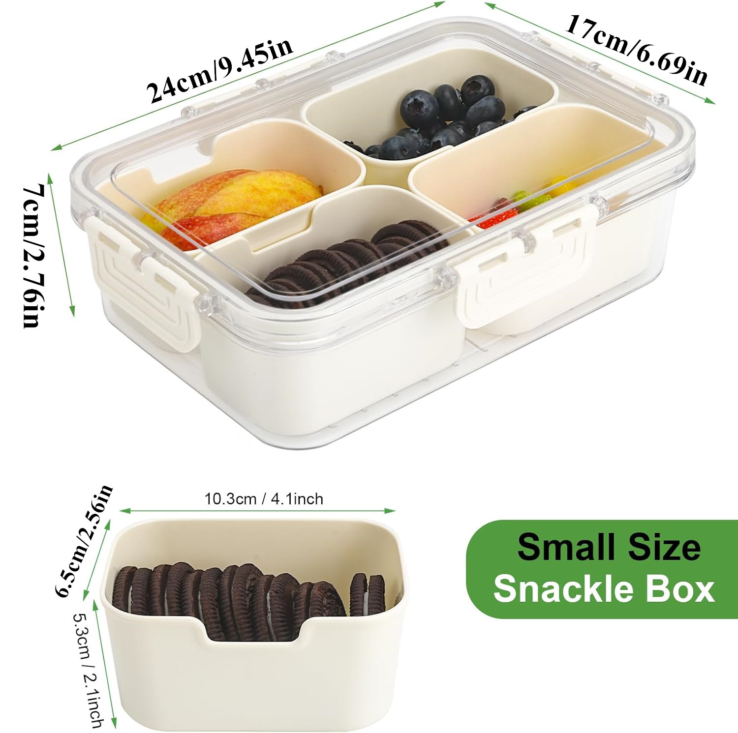 Caja Portátil para Almacenamie - Food Snacks Box reseña y precio