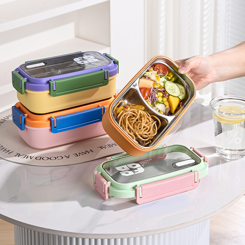 JUSTINLAU Caja Bento de 2 comp - Food Snacks Box reseña y precio