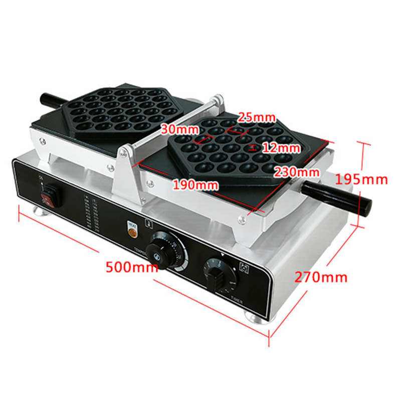 Máquina para hacer gofres de 1 - Snacks Food Stall reseña y precio