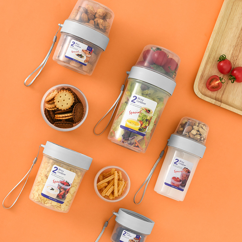 Caja hermética portátil de dob - Baby Food Snacks Yogurt reseña y precio